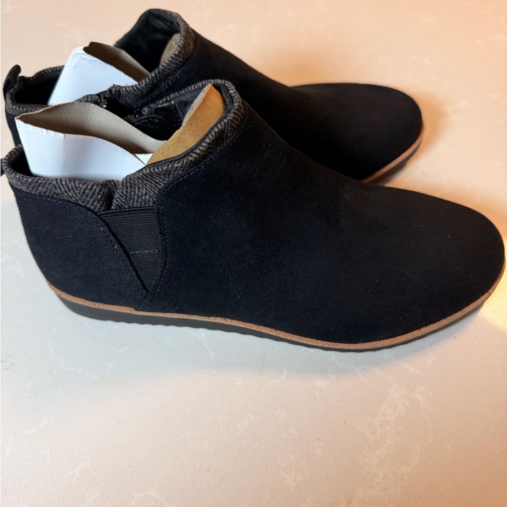 LifeStride Velocity‎ Women's Black Zion Comfort Sneaker Booties Size 7W